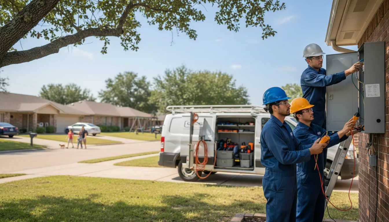 Certified electrician providing emergency electrical services in Nora Springs, IA
